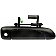 Help! By Dorman Exterior Door Handle - Plastic Black Single - 81082