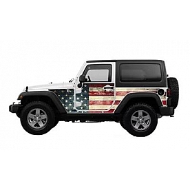 MEK Magnets Body Protector Kit - Matte Cast Vinyl Wrapped Magnet Panel American Flag - 2001