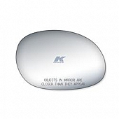 K-Source Exterior Mirror Glass Oval Power Single - 90193