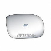 K-Source Exterior Mirror Glass Rectangular Power/ Manual Single - 90197