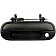 Help! By Dorman Exterior Door Handle - Plastic Black Single - 81088