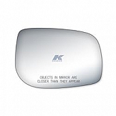 K-Source Exterior Mirror Glass Rectangular Power/ Manual Single - 90202