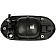 Help! By Dorman Exterior Door Handle - Plastic Black Single - 81092