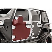 Fab Fours Body Protector Kit - Powder Coated Steel Black - JK30021