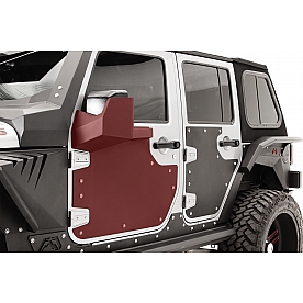 Fab Fours Body Protector Kit - Powder Coated Steel Black - JK30021