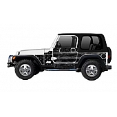 MEK Magnets Body Protector Kit - Matte Cast Vinyl Wrapped Magnet Panel Black Flag - 3007
