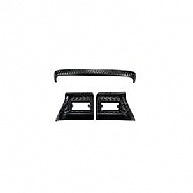 Rugged Ridge Body Protector Kit - Diamond Plated Thermoplastic Black - 1165052