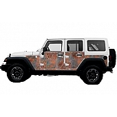 MEK Magnets Body Protector Kit - Matte Cast Vinyl Wrapped Magnet Panel Rusty - 4005