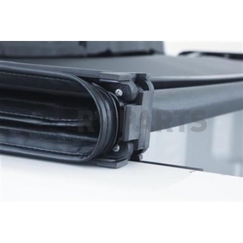 Smittybilt Tonneau Cover Hard Folding Black Matte Vinyl - 2610039-1