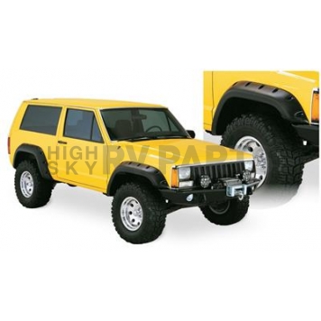 Bushwacker Fender Flare - Black Dura-Flex 2000 TPO Textured Plastic Matte Set Of 4 - 1091207