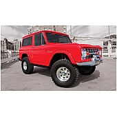 Bushwacker Fender Flare - Black Dura-Flex 2000 TPO Textured Plastic Matte Set Of 2 - 2000207
