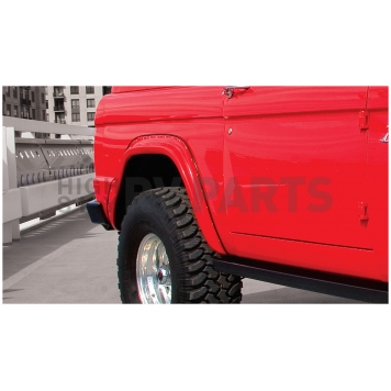 Bushwacker Fender Flare - Black Dura-Flex 2000 TPO Textured Plastic Matte Set Of 2 - 2000207-1