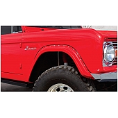 Bushwacker Fender Flare - Black Dura-Flex 2000 TPO Textured Plastic Matte Set Of 2 - 2000507