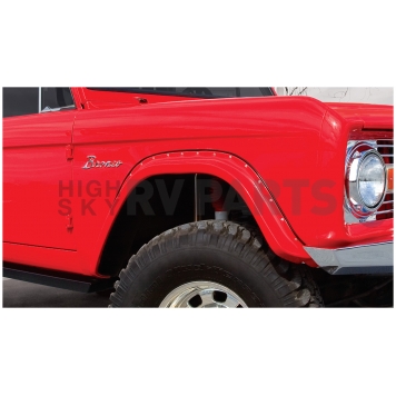 Bushwacker Fender Flare - Black Dura-Flex 2000 TPO Textured Plastic Matte Set Of 2 - 2000507