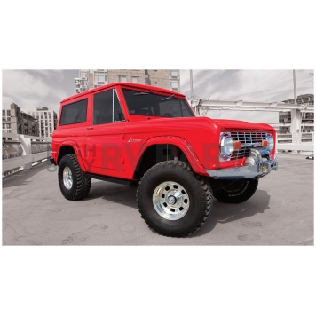 Bushwacker Fender Flare - Black Dura-Flex 2000 TPO Textured Plastic Matte Set Of 2 - 2000507-2