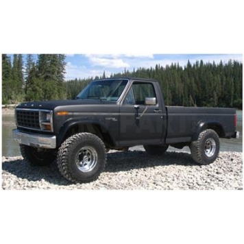 Bushwacker Fender Flare - Black Dura-Flex 2000 ABS Smooth Plastic Matte Set Of 2 - 2001111