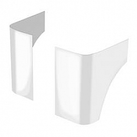 Warrior Products Fender Shield - Silver Polished Aluminum - 91600PA