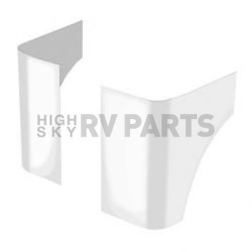 Warrior Products Fender Shield - Silver Polished Aluminum - 91600PA