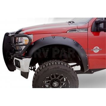 Bushwacker Fender Flare - Black Dura-Flex 2000 ABS Smooth Plastic Matte Set Of 2 - 2010102-1