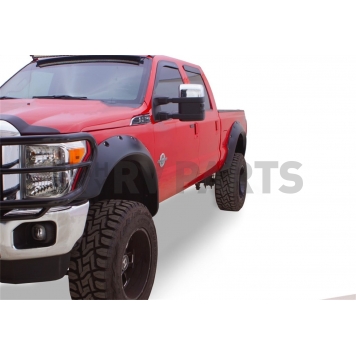 Bushwacker Fender Flare - Black Dura-Flex 2000 ABS Smooth Plastic Matte Set Of 2 - 2010202