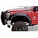 Bushwacker Fender Flare - Black Dura-Flex 2000 ABS Smooth Plastic Matte Set Of 2 - 2010202