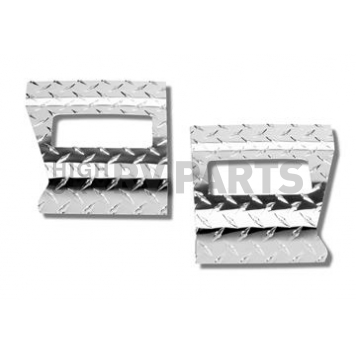 Warrior Products Fender Shield - Silver Polished Aluminum - 91802