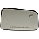 Help! By Dorman Exterior Mirror Glass Rectangular Power Single - 56121