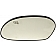 Help! By Dorman Exterior Mirror Glass Oval Power Single - 56122