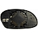 Help! By Dorman Exterior Mirror Glass Oval Power Single - 56122
