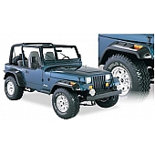 Bushwacker Fender Flare - Black Dura-Flex 2000 TPO Textured Plastic Matte Set Of 4 - 1090907