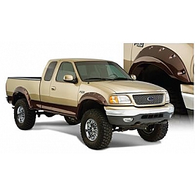 Bushwacker Fender Flare - Black Dura-Flex 2000 ABS Smooth Plastic Matte Set Of 2 - 2007302