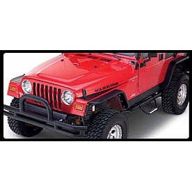 Warrior Products Fender Shield - Black Powder Coated Steel - S91600