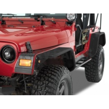 Warrior Products Fender Shield - Black Powder Coated Steel - S91802