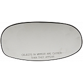 Help! By Dorman Exterior Mirror Glass Oval Power Single - 56048