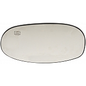 Help! By Dorman Exterior Mirror Glass Oval Power Single - 56049
