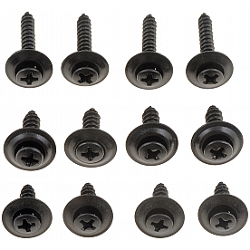 Dorman (OE Solutions) Panel Retainer - Chrome Steel Pack Of 12 - 02409