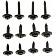 Dorman (OE Solutions) Panel Retainer - Chrome Steel Pack Of 12 - 02409