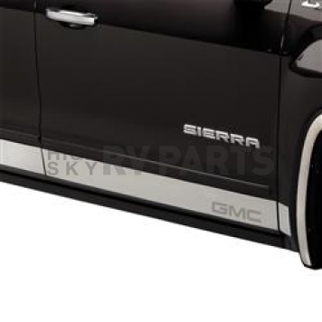 Putco Rocker Panel Molding - Polished Stainless Steel Silver Set of 12 - 9751211GM