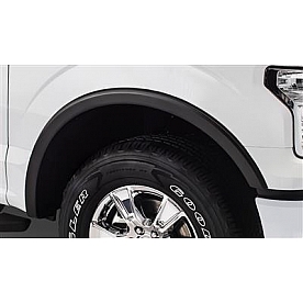 Bushwacker Fender Flare - Black Dura-Flex 2000 ABS Smooth Plastic Matte Set Of 2 - 2009502