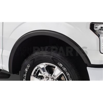Bushwacker Fender Flare - Black Dura-Flex 2000 ABS Smooth Plastic Matte Set Of 2 - 2009502