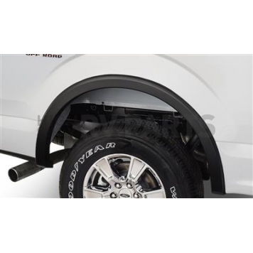 Bushwacker Fender Flare - Black Dura-Flex 2000 ABS Smooth Plastic Matte Set Of 2 - 2009602