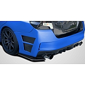 Extreme Dimensions Ground Effects Kit - Gloss UV Coated Carbon Fiber 5-Piece - 109961