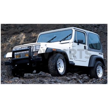 Bushwacker Fender Flare - Black Dura-Flex 2000 ABS Smooth Plastic Matte Set Of 4 - 1090311