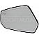 Help! By Dorman Exterior Mirror Glass OEM Manual Single - 56189