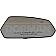 Help! By Dorman Exterior Mirror Glass OEM Manual Single - 56190