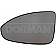 Help! By Dorman Exterior Mirror Glass OEM Manual Single - 55033