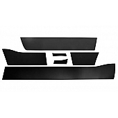 Putco Rocker Panel - Outer Stainless Steel Polished Black - 9751322BP