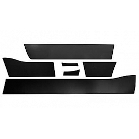Putco Rocker Panel - Outer Stainless Steel Polished Black - 9751322BP