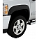 EGR Fender Flare - Black ABS Textured Plastic Matte Set Of 2 - 791504F