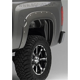 EGR Fender Flare - Black ABS Textured Plastic Matte Set Of 2 - 791504R